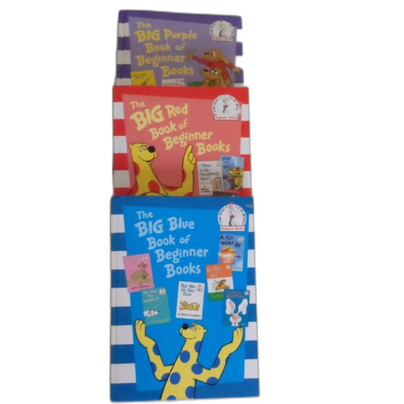 Kids' Dr. Suess Set of 3 Beginner Books in Purple, Red, and Blue - Picture 1 of 9